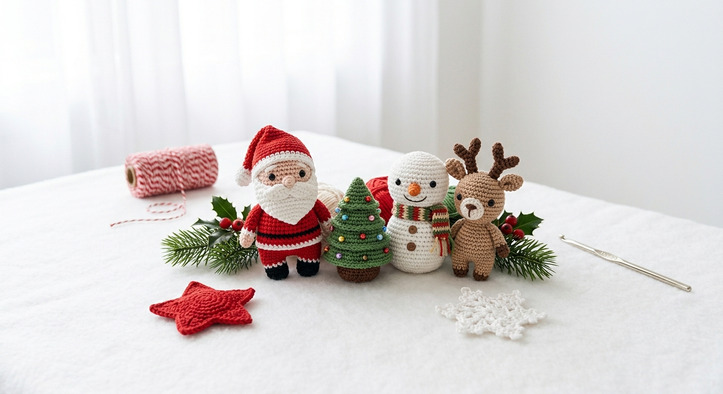 Amigurumis navideños