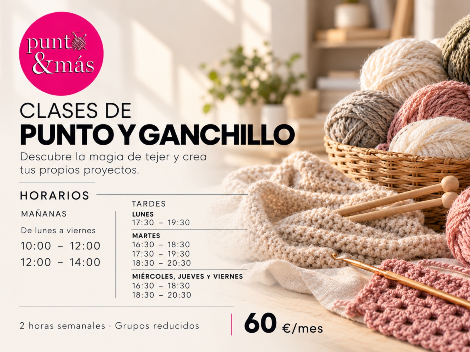 Clases de Punto y Ganchillo